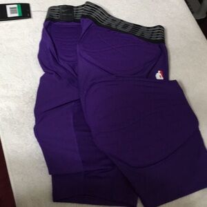 Purple Compression Shorts